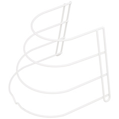 Подставка для сковородок 4-х ярусная Agness 27*24*22 см, белый (768-744)