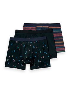 Комплект трусов мужских Scotch & Soda 168558/0596 разноцветных M
