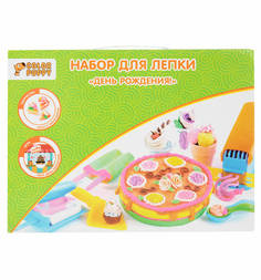 Набор для лепки Color Puppy День рождения! тесто 250 г, аксессуары 631028