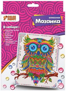 Набор д/творч. Алмазная мозаика Сова, 17x21см Color Puppy