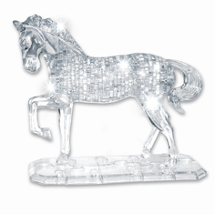 3D Пазл Bondibon Магия кристаллов: Лошадь 100 деталей ВВ5225
