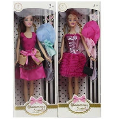 Игровой набор Красотка, в компл. кукла 29см., предм. 2шт., в асс. Наша Игрушка 8815-B