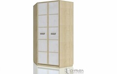 Сильва Шкаф угловой НМ 013.04-04 Фанк Дуб сонома/белый скандинавский Silva