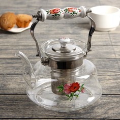 Чайник заварочный «Мари», 1,2 л, с металлическим ситом No Brand