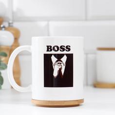 Кружка "BOSS", c нанесением Дарим Красиво