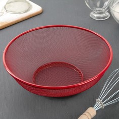 Сито-корзинка Доляна «2 в 1», d=24 см, цвет МИКС No Brand