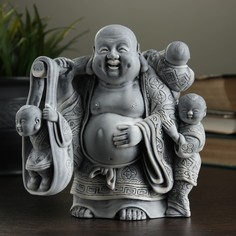 Сувенир "Хоттей с детьми" 13см Сувениры из мраморной крошки