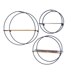Полка M-group ТРИО белая