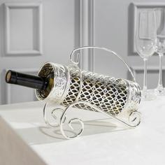 Подставка под бутылку, 24×9,5×21, металлическая No Brand