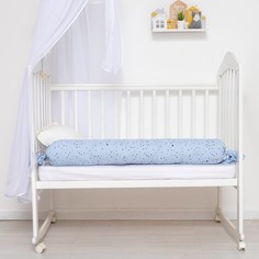 Бортик Крошка Я Light blue 20х120 см, 100% хлопок