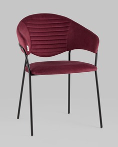 Стул STOOL GROUP Алексис Велюр винный