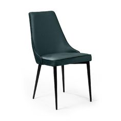 Стул Oliver бархат зелёный 19/ чёрный конус TOP Concept