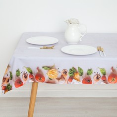 Скатерть 145*220 см Сирень