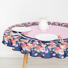 Скатерть круглая d=145 см Сирень