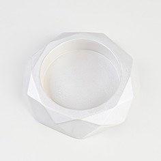 Подсвечник Грани, 2,3х10 см, перламутр No Brand