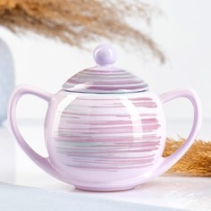 Сахарница Элегант 0,4л, лаванда No Brand