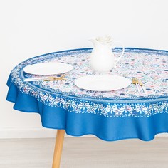 Скатерть круглая d=145 см Сирень