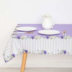 Скатерть 145*220 см Сирень