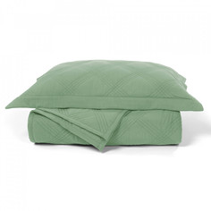 Покрывало ELWOOD 100 % хлопок, под лен (обработка Garment Washed) sage green (се Lappartement