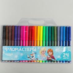 Фломастеры 24 цвета Frozen, Холодное сердце Disney