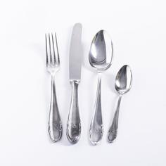 Набор столовых приборов, Винтаж, сталь, серебрение, Германия, 1970-1990 гг. Однажды