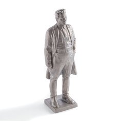 Скульптура кабинетная "С.М. Киров", силумин, литье, ЛЗ "Монументскульптура", СССР, 1977 г. Однажды