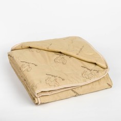 Одеяло облегчённое Адамас Верблюжья шерсть, размер 140х205 ± 5 см, 200гр/м2, чехол п/э