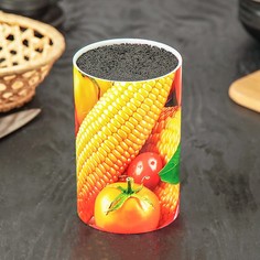 Подставка для ножей с наполнителем«Яркоцвет», 14×9 см, цвет МИКС No Brand