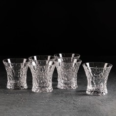 Crystalite Bohemia Набор стаканов для виски Molecules, 200 мл, 6 шт