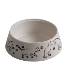 Миска для животных ZOO PLAST Маркиз 0,3 л, бежевая