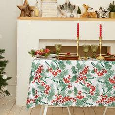 Доляна Скатерть Доляна «Новый год: Сhristmas berries» 145300 +/- 2 см, 100% п/э