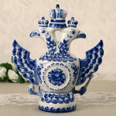 Штоф «Юбилейный», 0,75 л, 27,5 см, гжель No Brand