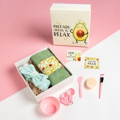 Этель Набор подарочный Этель Avocado полотенце и аксс (7 предм)