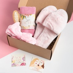 Этель Набор подарочный Этель You are beautiful полотенце и акс (4 предм)