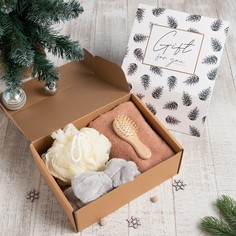 Этель Подарочный набор новогодний Этель Gift for you полотенце 30х60см и аксессуары (4 пре