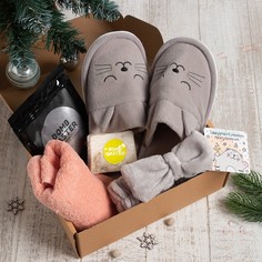 Этель Набор подарочный Этель Purfect полотенце 30х60см и аксс (4 предм)