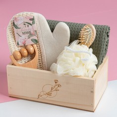 Этель Набор подарочный Этель Любимой маме полотенце и аксс (5 предм)