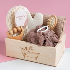 Этель Набор подарочный Этель Women day полотенце и аксс (5 предм)