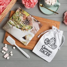 Этель Набор подарочный Светлой пасхи полотенце 40х73см, лопатка