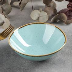Миска «Сапфир», 14×14×5 см, цвет голубой No Brand