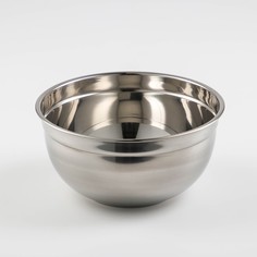 Миска, 16×8,5 см, внутренний d=14, толщина 0,5 мм, сталь 201 No Brand