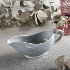 Соусник «Акварель», 150 мл, цвет светло-серый Башкирский фарфор