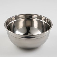 Миска, 19,5×8,5 см, внутренний d=18,5, толщина 0,5 мм, сталь 201 No Brand