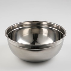 Миска, 23,2×10 см, внутренний d=22,5, толщина 0,5 мм, сталь 201 No Brand