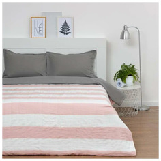 Покрывало хлопковое Этель «Полоса розовая» 150х200 см