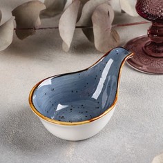 Соусник «Сапфир», 13×8,4×6,5 см, цвет синий No Brand