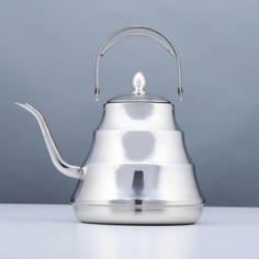 Чайник «Мирор», 1,5 л, с металлическим ситом, цвет хромированный No Brand