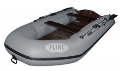 Лодка моторно-гребная FLINC FT290L, надувная, серый