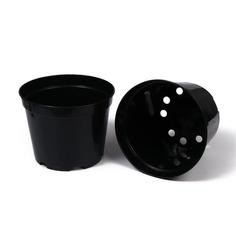 Greengo Горшок для рассады, 7,5 л, d = 25, h = 20 см, чёрный, Greengo