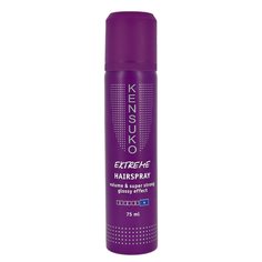 Лак для волос KENSUKO EXTREME Сверхсильная фиксация с эффектом блеска 75 мл